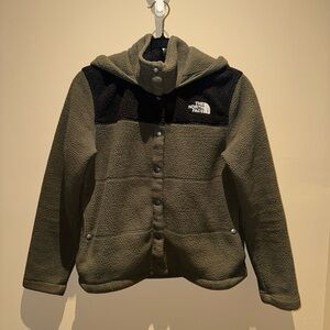 The North Face Olive Green Fleece Jacket